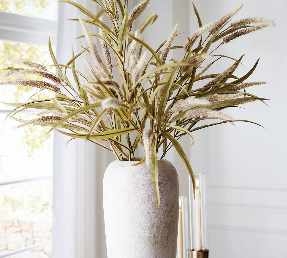 Faux Dry Grass Branch