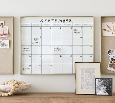 Foley Magnetic Whiteboard Calendar | Pottery Barn