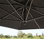 10' Rectangular Cantilever Outdoor Patio Umbrella - Rustproof&#160;Aluminum Frame with Base