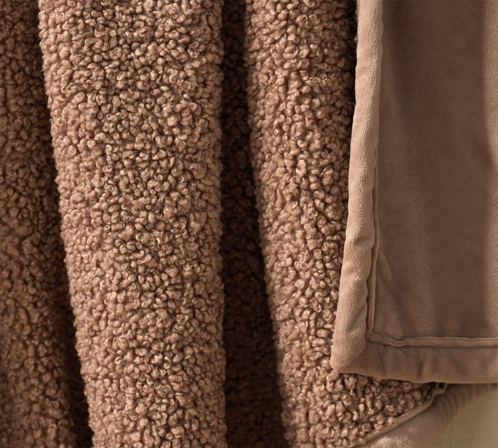 Pottery barn teddy blanket sale