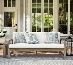 Indio Eucalyptus Outdoor Sofa (73&quot;)