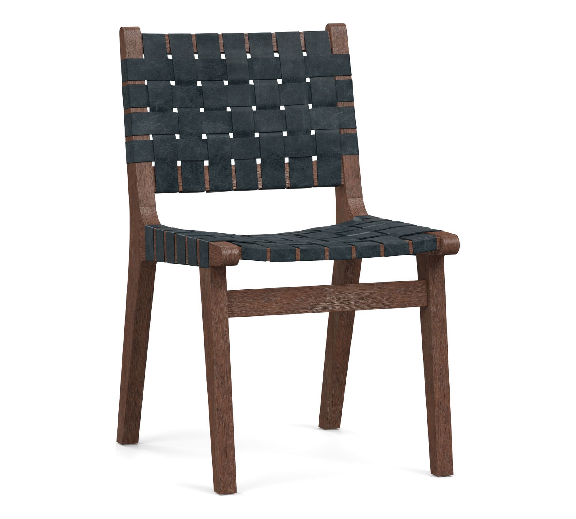 Fenton Woven Leather Dining Chair