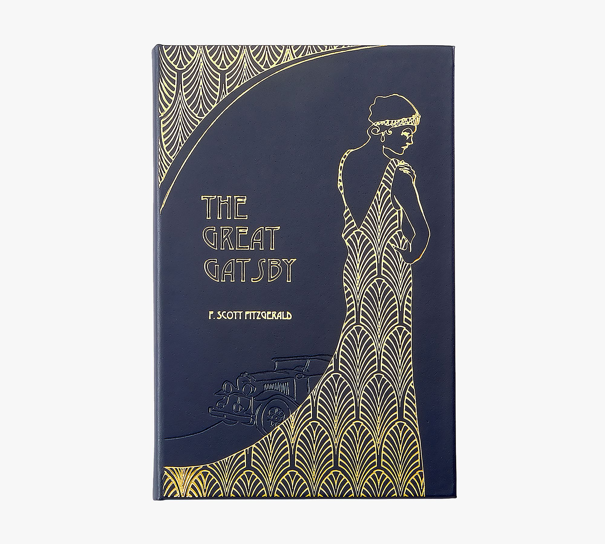 The Great Gatsby by F. Scott Fitzgerald Leather-Bound Book