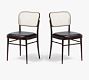 Brennan Upholstered Cane Dining Chairs - Set of 2