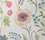 Spring Floral Embroidered Pillow