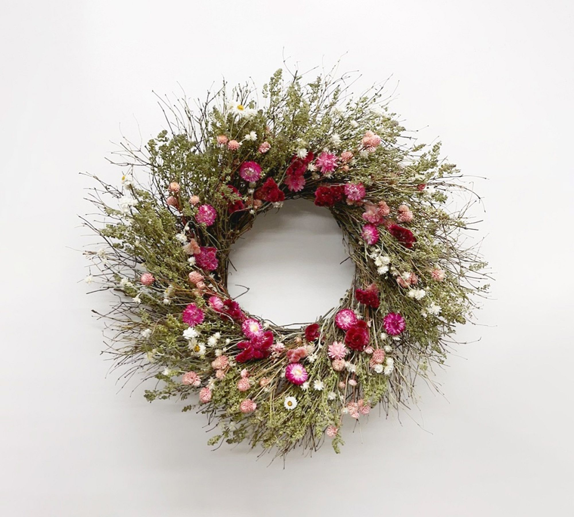 Dried Cupid's Dream Wreaths