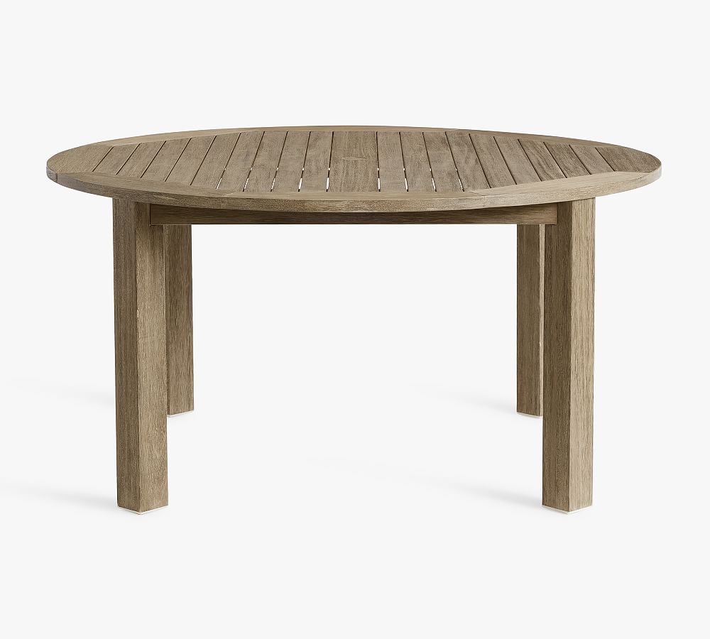 Indio Eucalyptus Round Outdoor Dining Table (60&quot;)