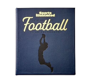 Sports Illustrated The Story Of Football Leather Bound-Book | Pottery Barn