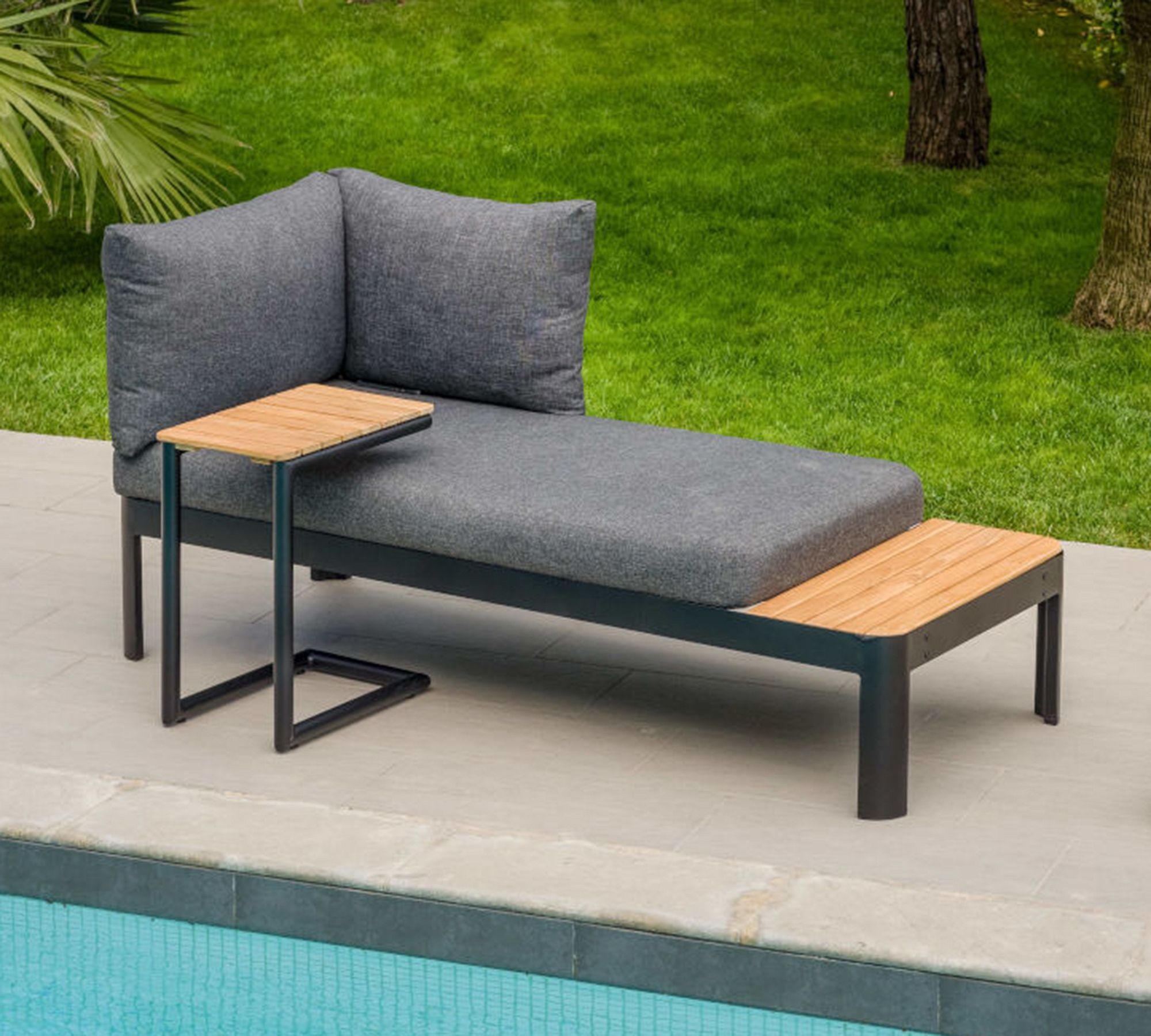 Chattanooga Teak Outdoor Chaise Lounge