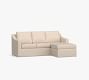 Cameron Slope Arm Slipcovered Chaise Sectional (96&quot;)