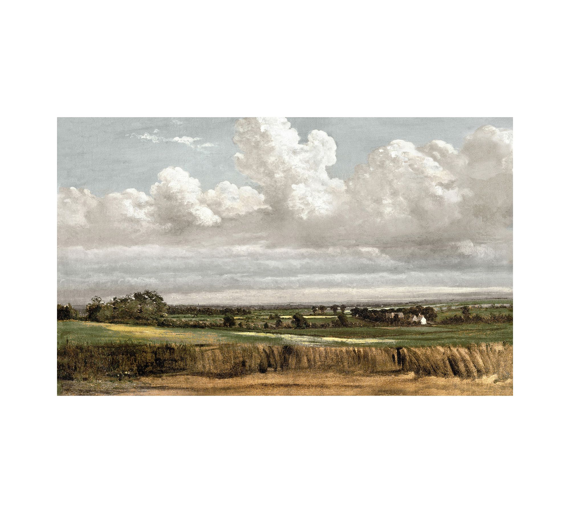 Antique Countryside Canvas Wall Art