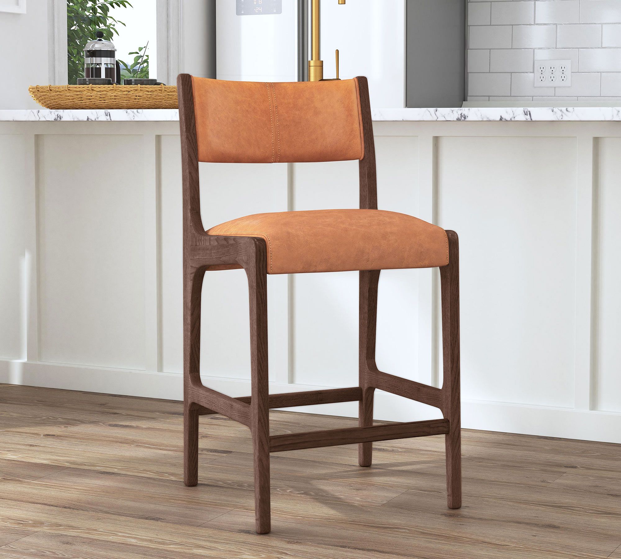 Gilly Leather Stool