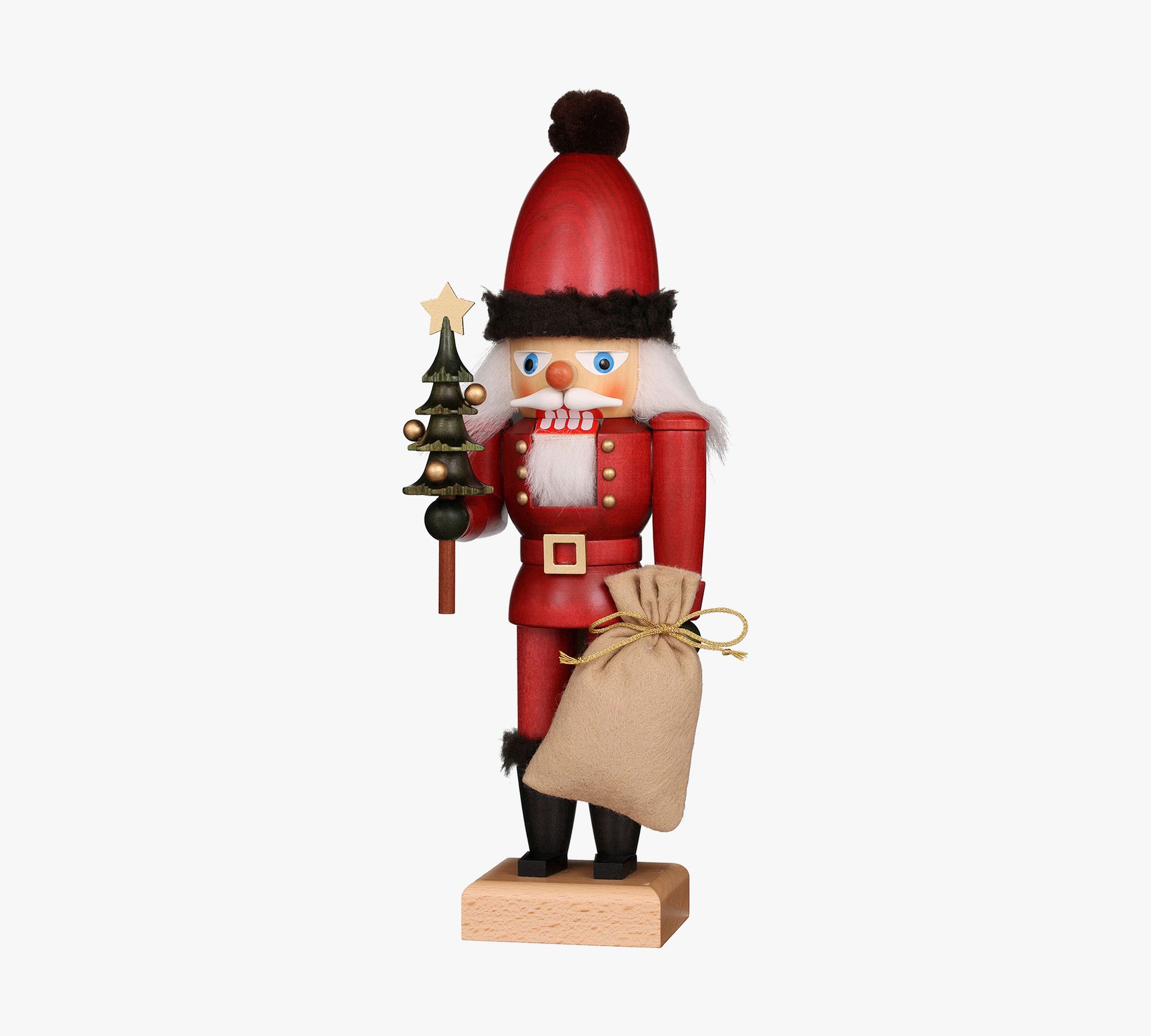 Santa Claus With Tree Nutcracker