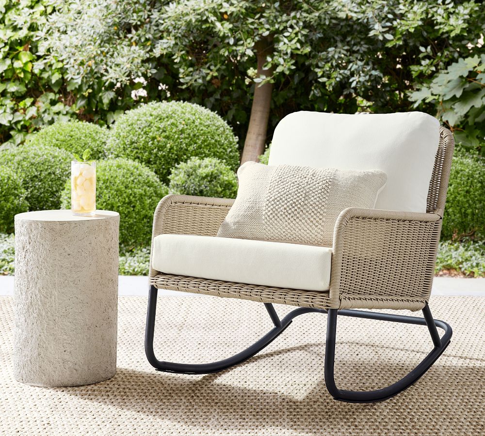 Tulum Outdoor Rocking Chair | Pottery Barn