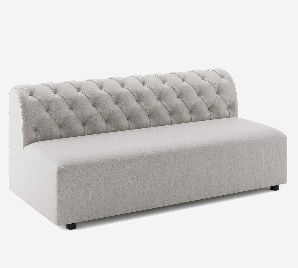 Maxwell Armless Loveseat (73") Pottery Barn