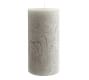 Scented Timber Pillar Candle - Gray Moss