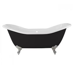 Lolog 72&quot; Clawfoot Painted Bathtub