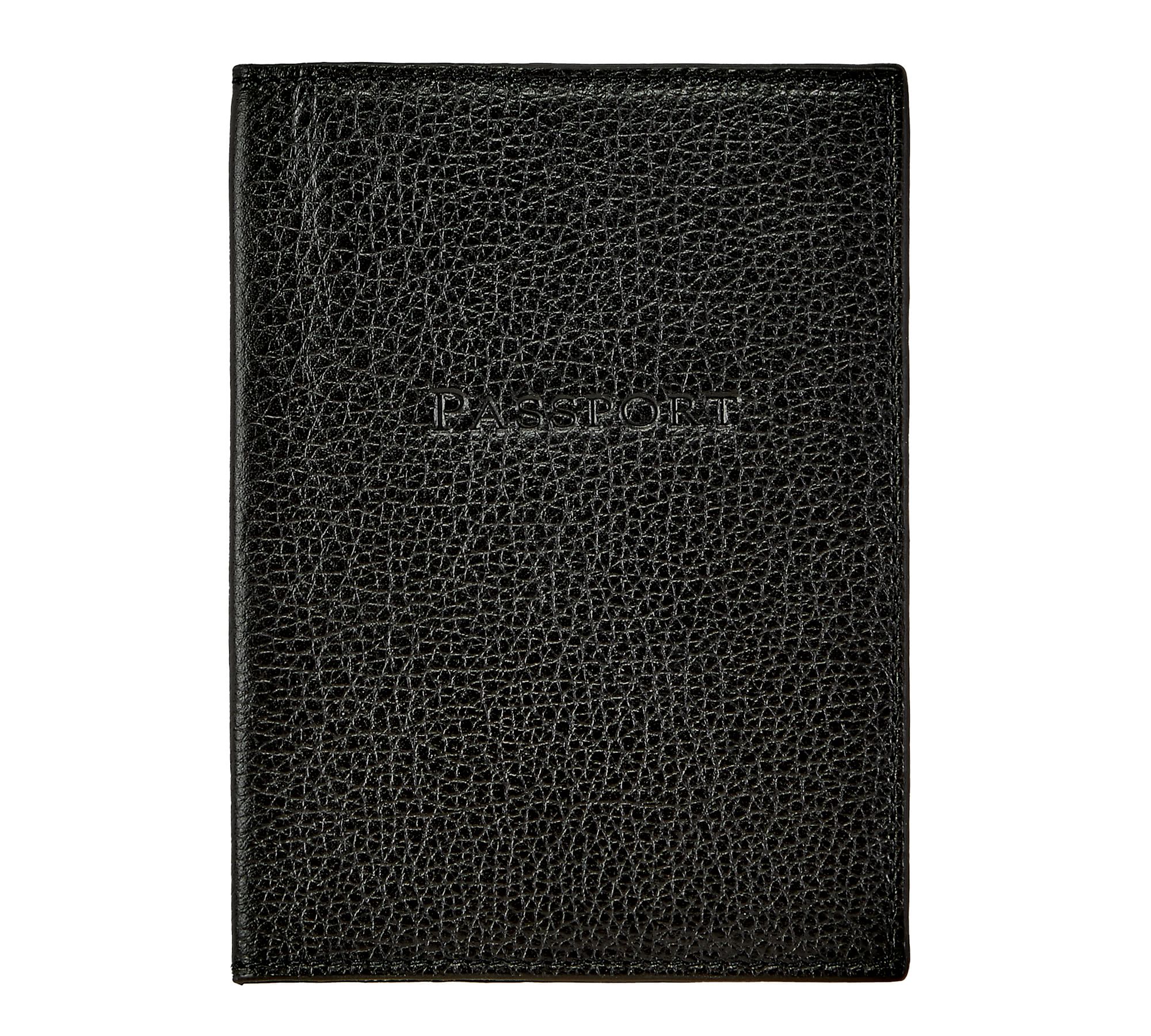 Emery Leather Passport Cover