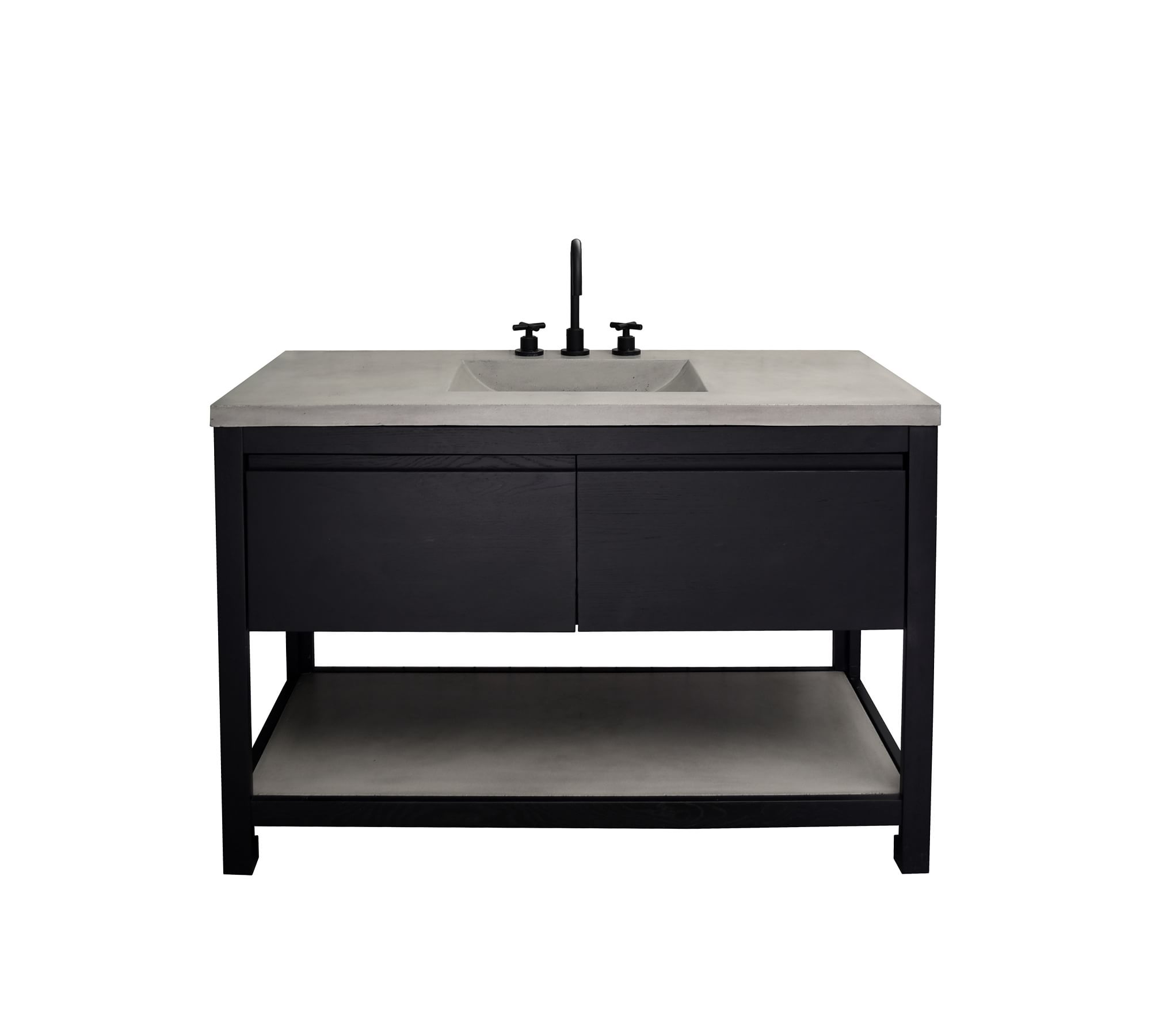 Rilen 48" Handcrafted Concrete Top Sink Vanity