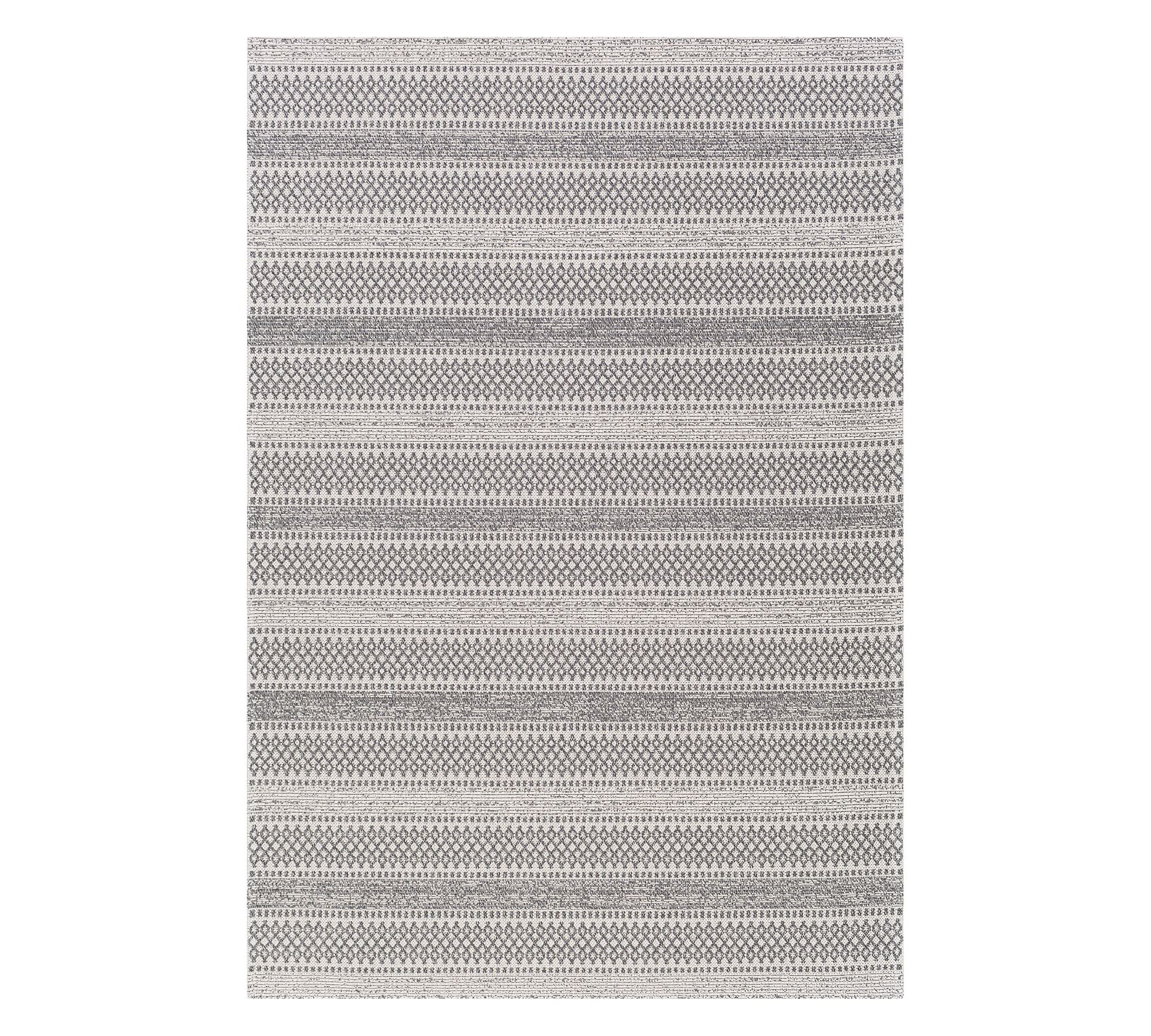 Loida Machine Washable Striped Cotton Rug