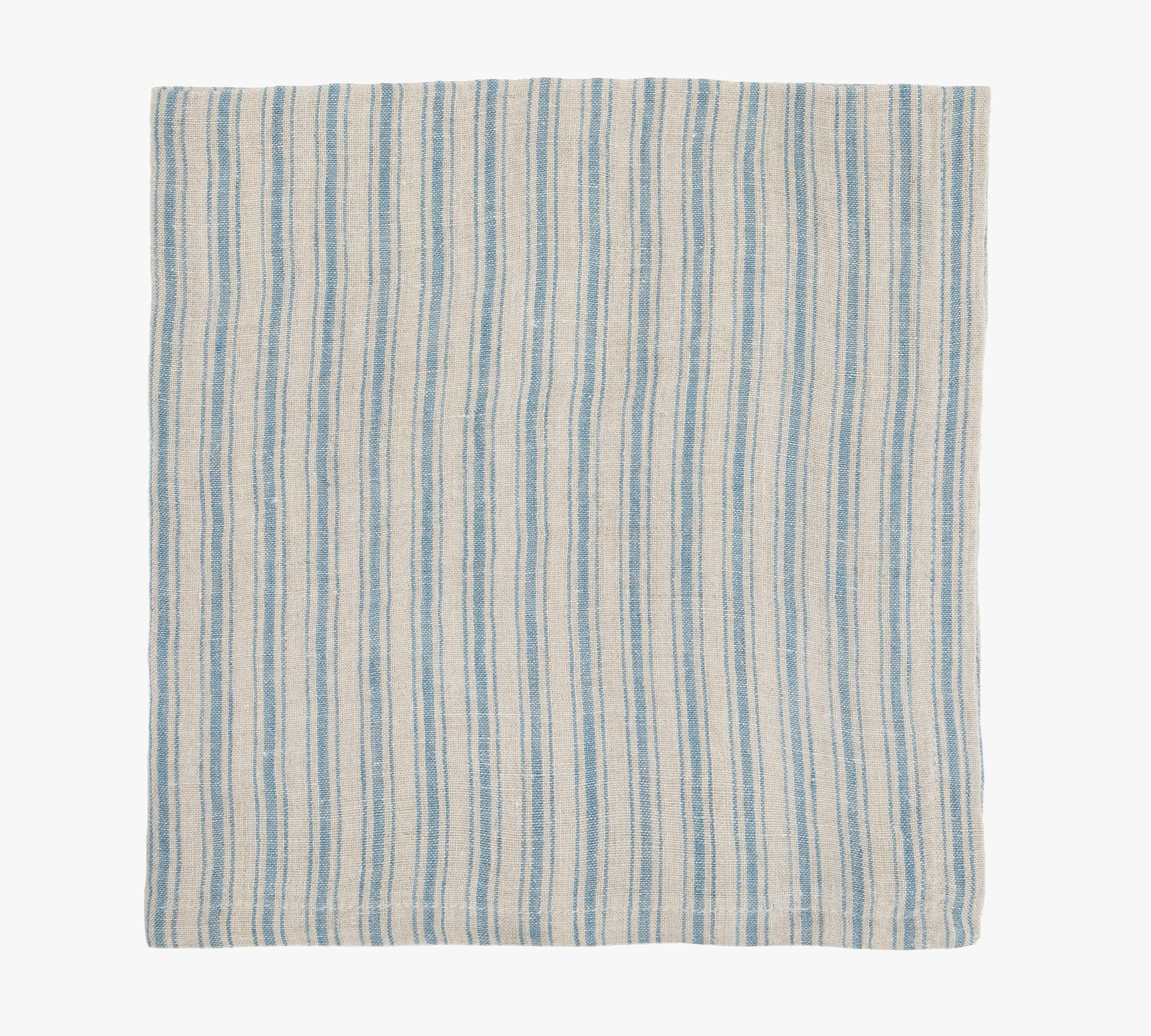 Caravan Boat Striped Linen Napkins - Set of 4