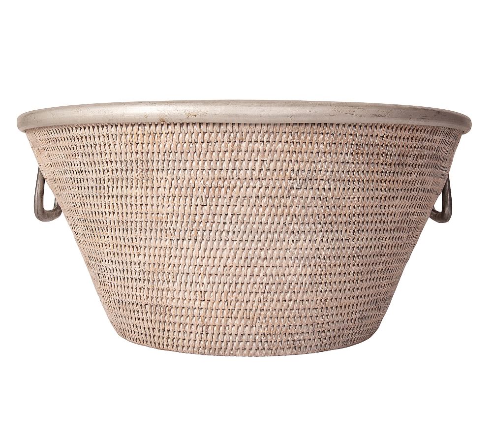 Tava Handwoven Rattan Party Bucket Light Natural