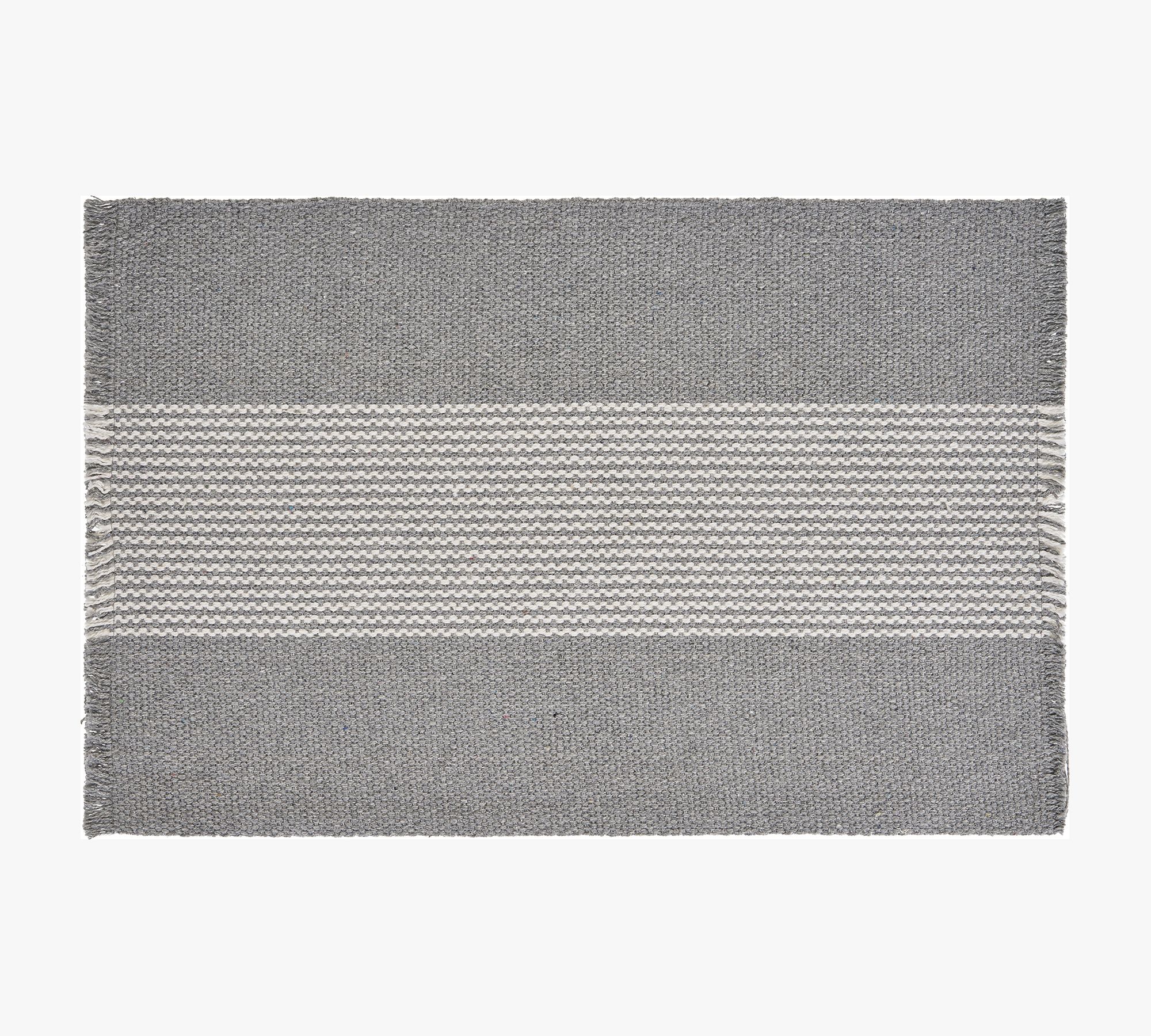 Striped Handwoven Cotton Placemats - Set of 4