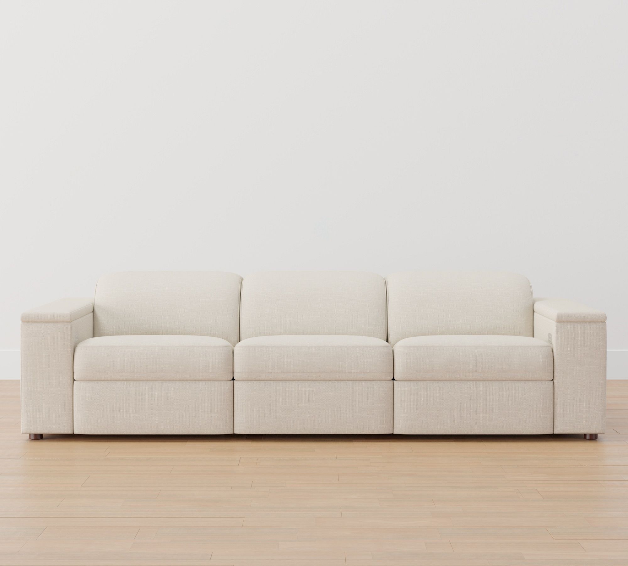 Ultra Lounge Square Arm Reclining Sofa (111")