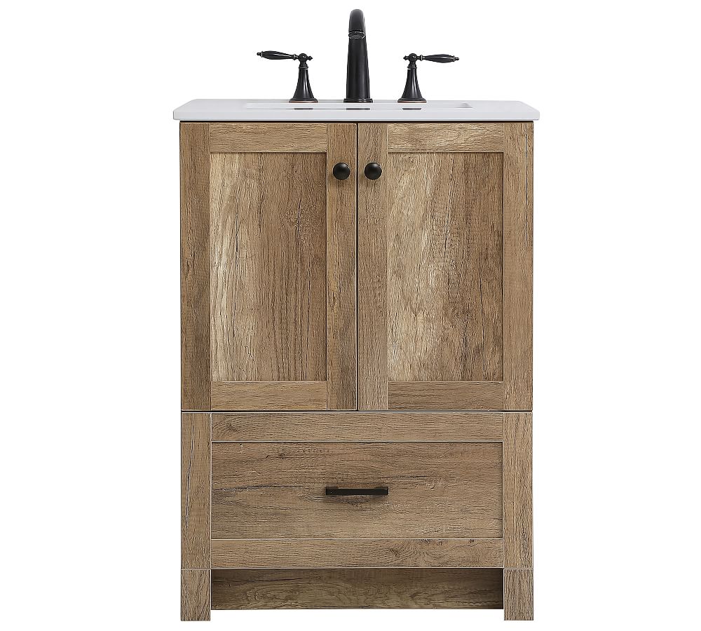 Alderson 24" Natural Oak Single Sink Vanity
