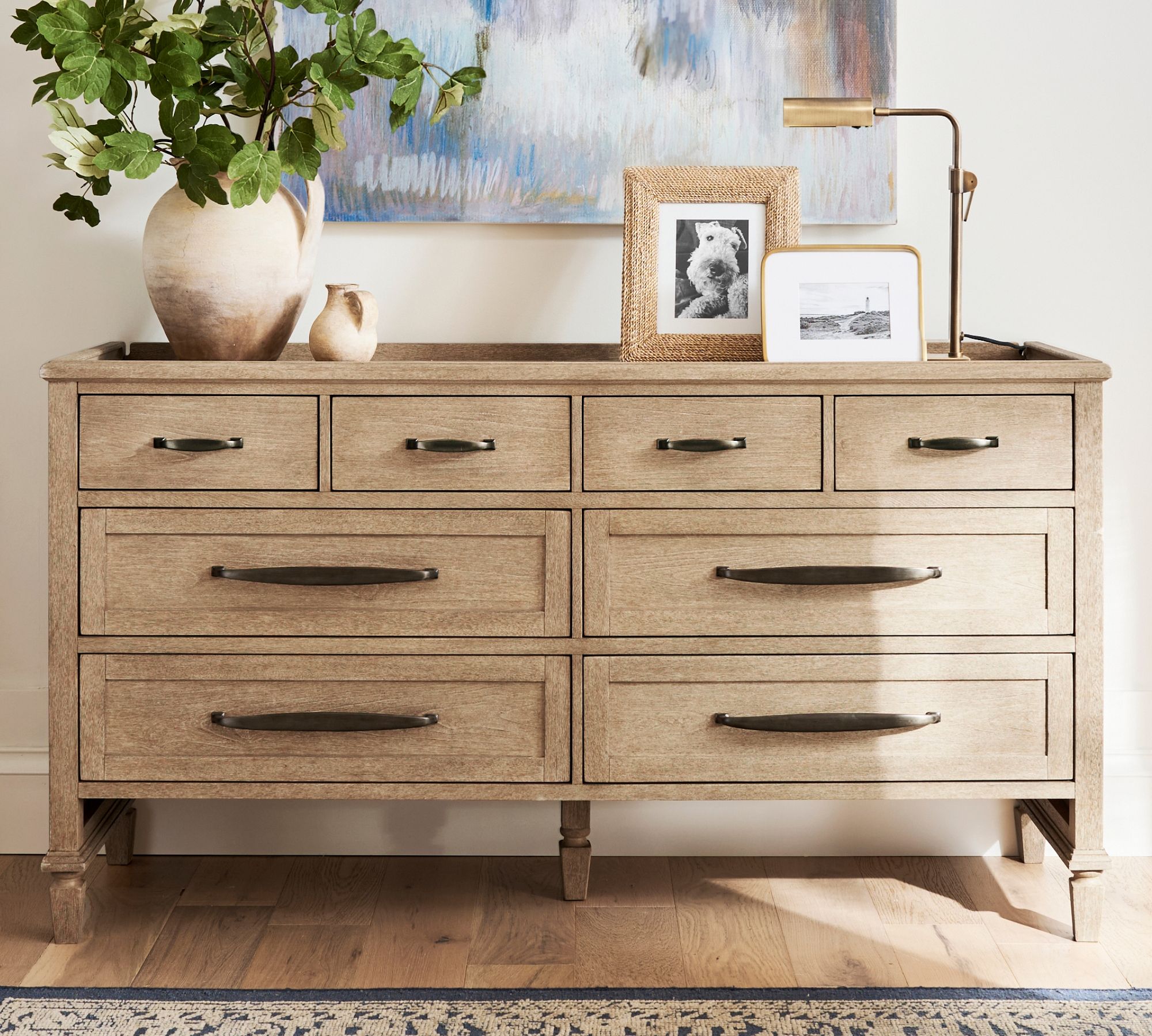 Sausalito 8-Drawer Cane Dresser by Michael Graves Design (60")