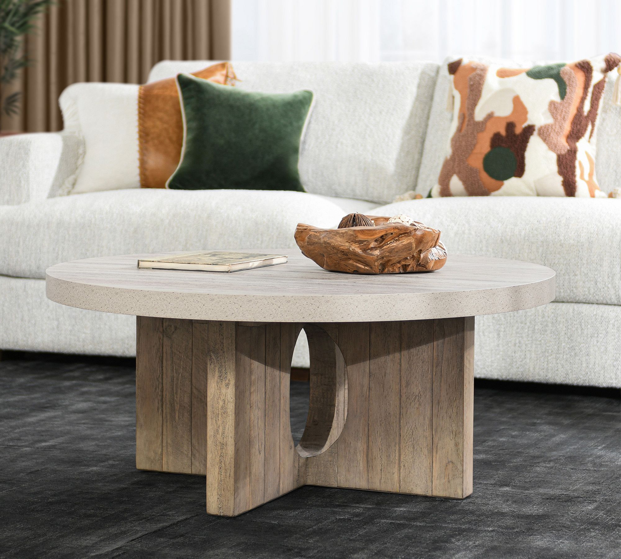 Zion Round Coffee Table (42")