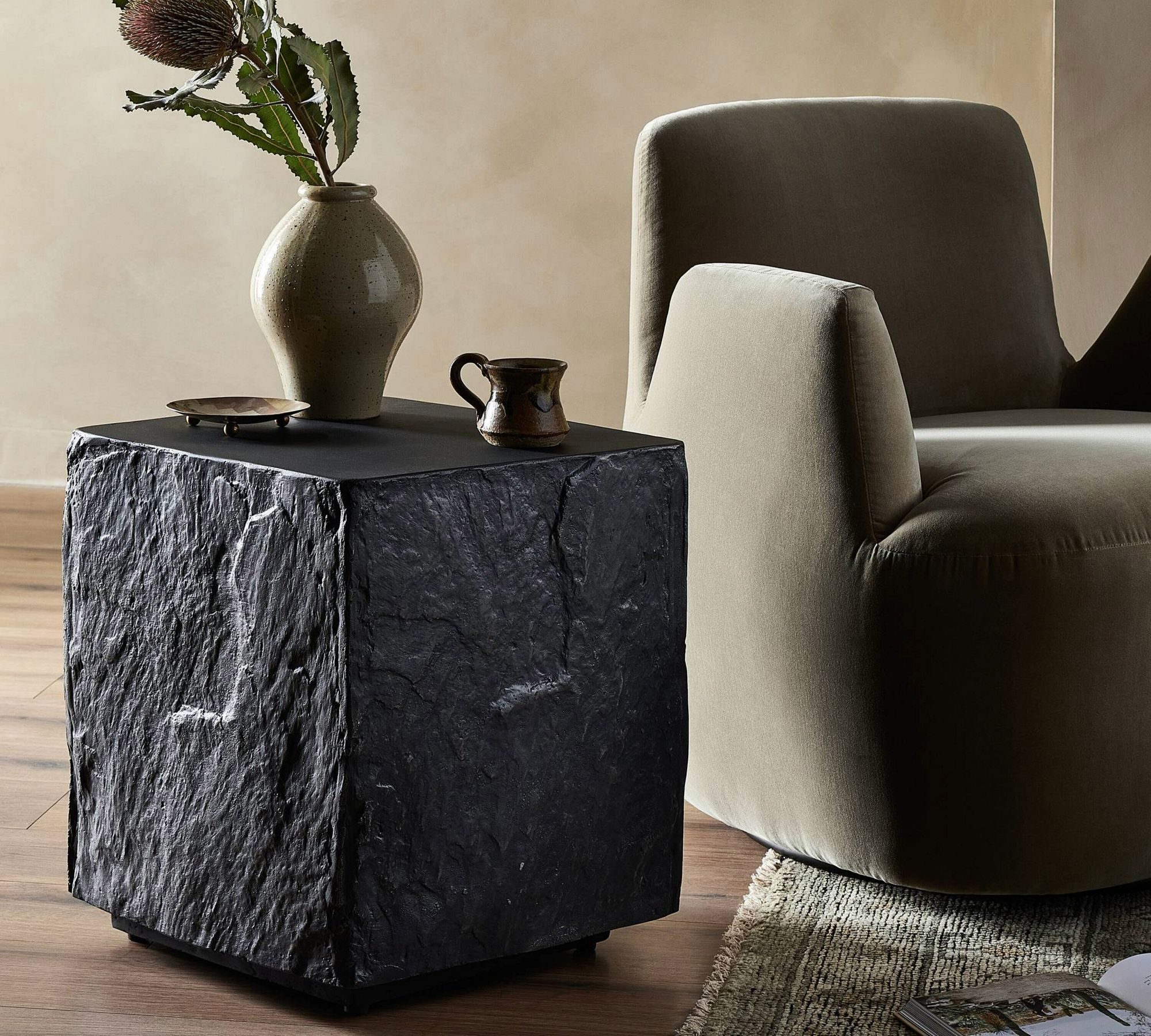 Denali Concrete End Table