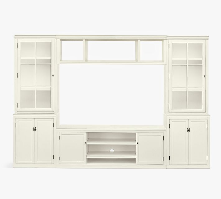 Logan 6Piece Entertainment Center (110" 132") Pottery Barn