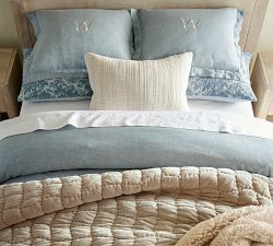 Textured Chenille Lumbar Pillow | Pottery Barn