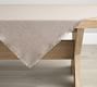 Frayed Linen Table Throw