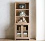Modern Farmhouse Shelf with Display Cabinet (34&quot;)