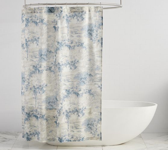 Shower Curtains, Shower Liners & Shower Accessories Pottery Barn