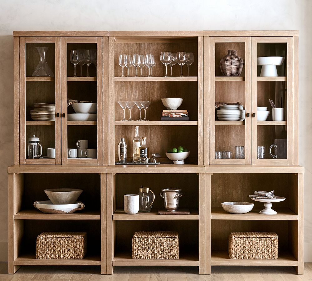 Modern Farmhouse 102” Hutch | Pottery Barn