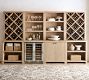 Modern Farmhouse 136&quot; Grand Wine Storage with Cabinet