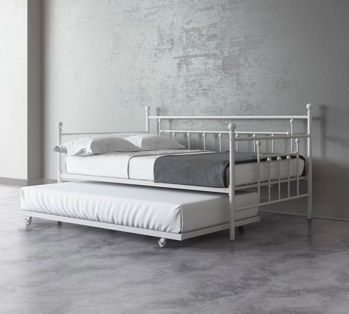 Crazen Metal Trundle Daybed | Pottery Barn