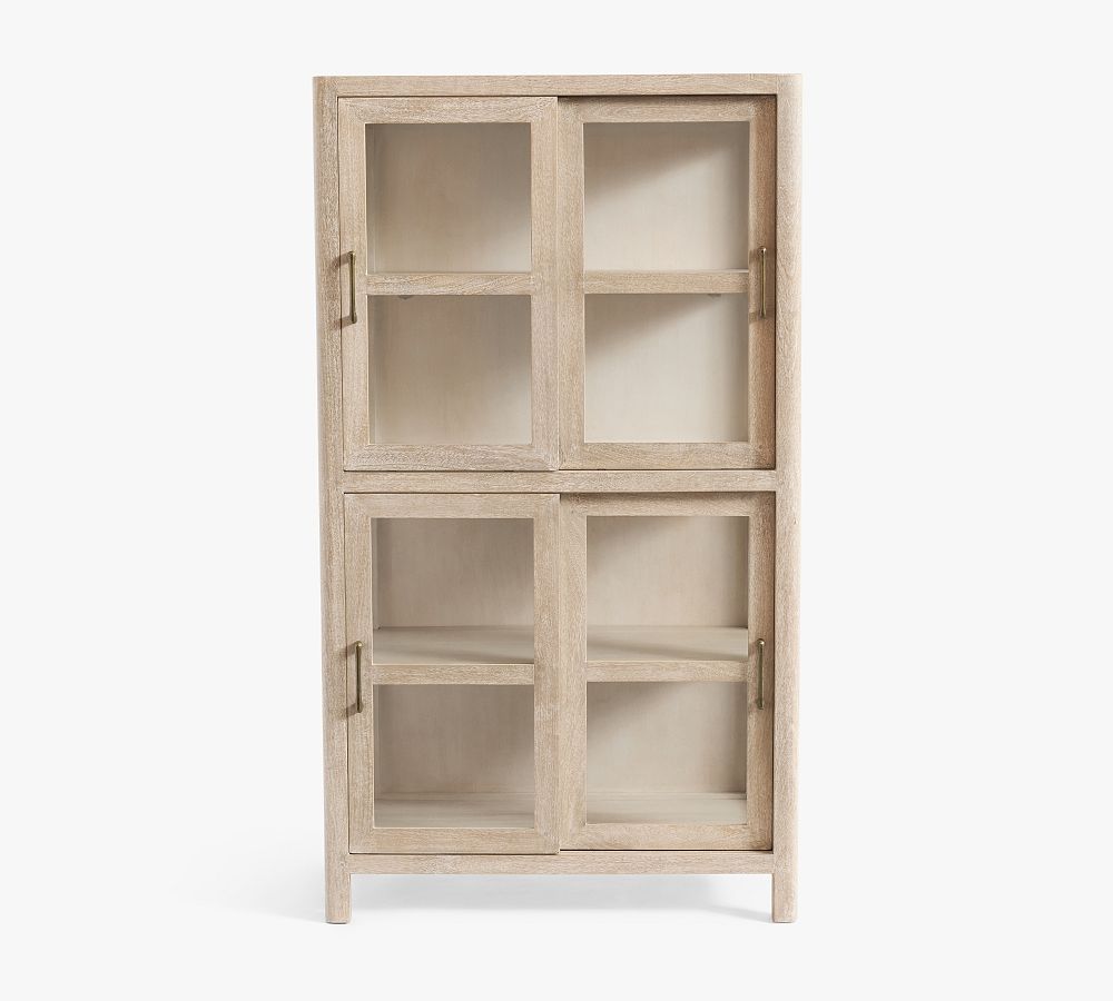 Aptos Glass Storage Cabinet (37.5") | Pottery Barn