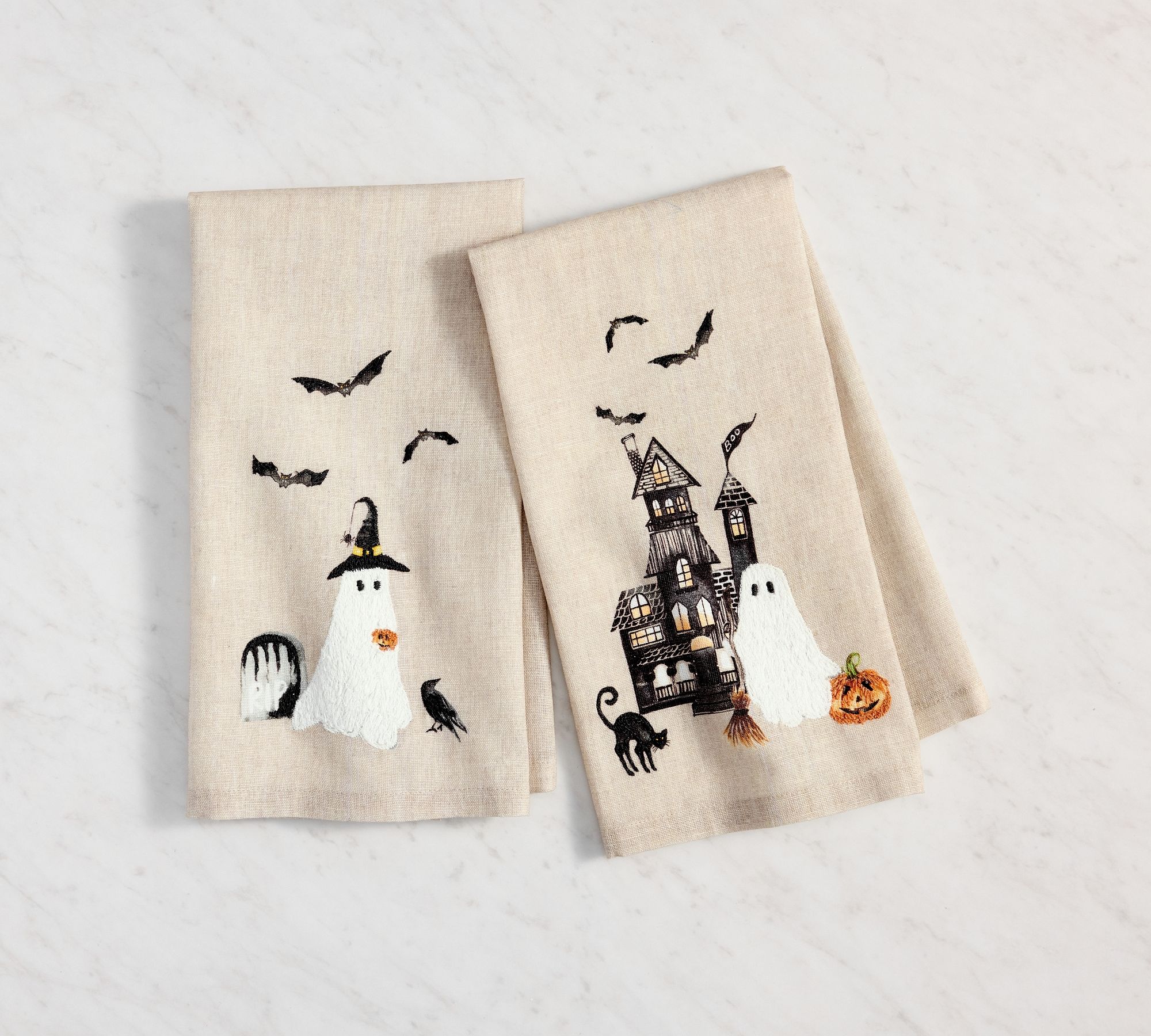 Scary Squad Guest Towels - Set of 2