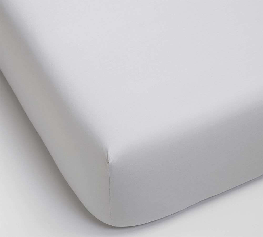 400ThreadCount Organic Percale Fitted Sheet Pottery Barn
