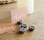 Silver Pumpkin Place Card Holders - Set of 4