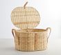 Austin Natural Woven Basket with Lid