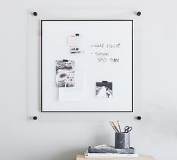 Acrylic & Matte Black Modular Wall Organization Collection | Pottery Barn