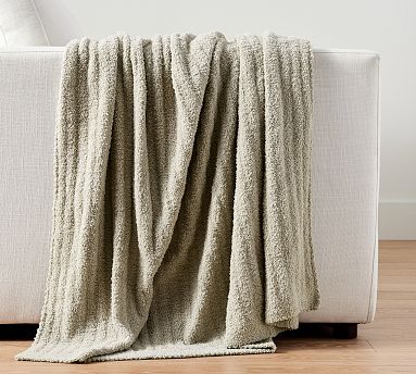 Cozy Ribbed Throw 50x60