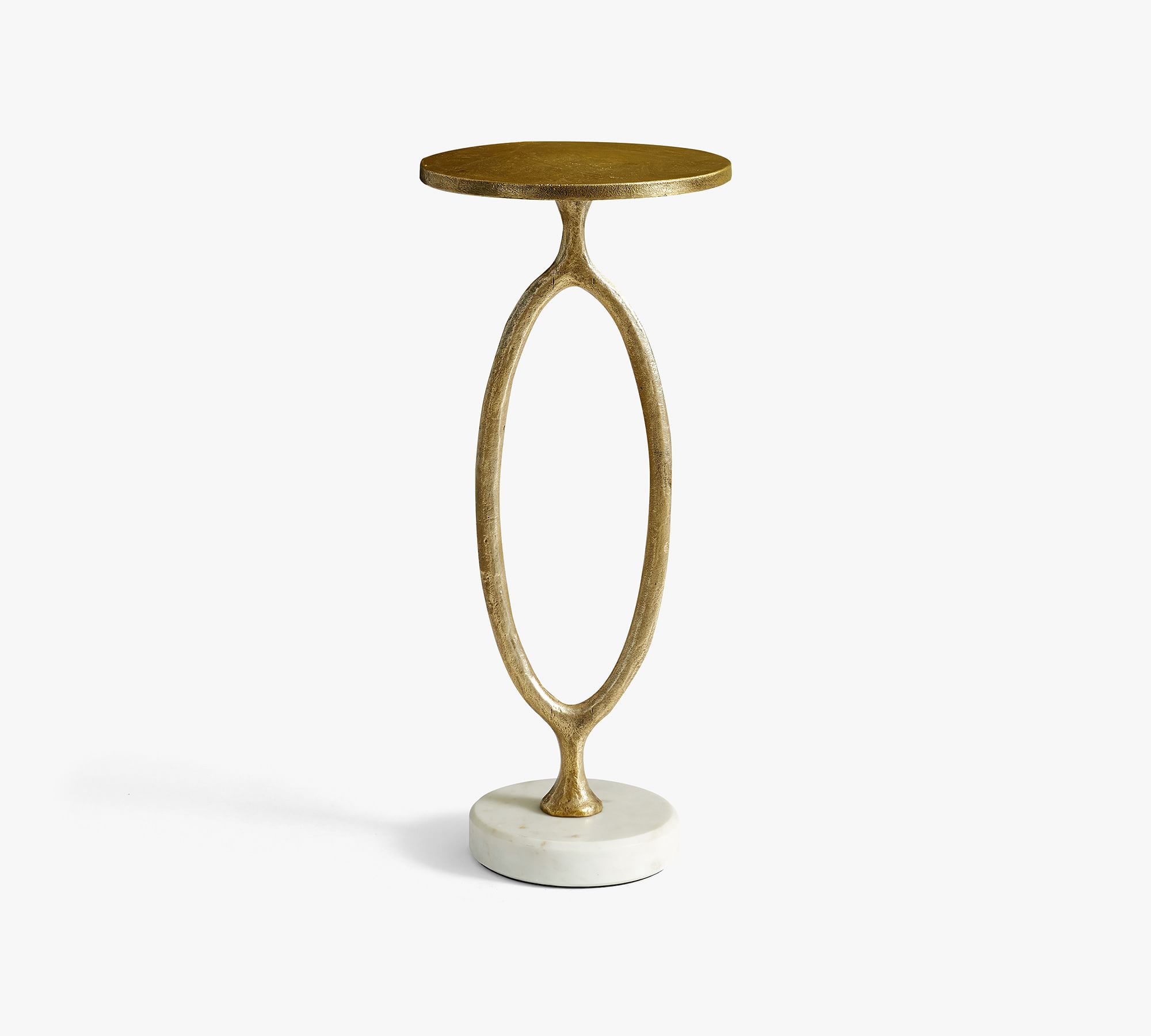Bodhi Round Metal Accent Table (10")