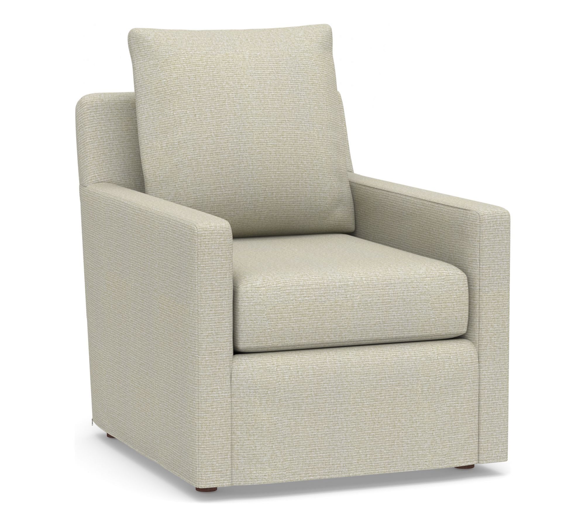 Ayden Square Arm Slipcovered Chair