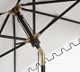 Premium 10' Rectangular Portofino Patio Umbrella &ndash; Rustproof Aluminum Frame